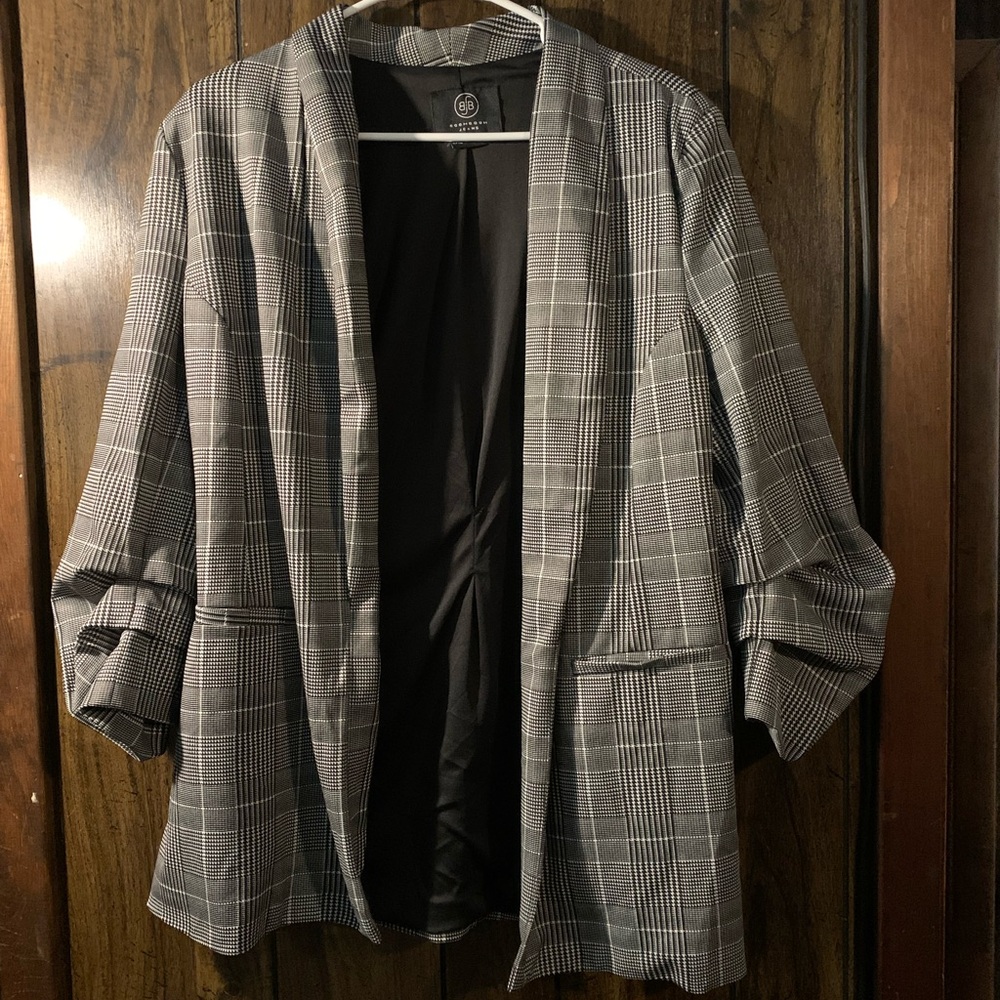 Plaid blazer
